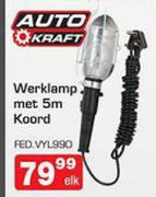 Auto Kraft Werklamp Met 5M Koord-Elk