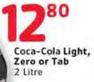Coca-Cola Light, Zero Or Tab-2L