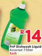PnP Dishwash Liquid Assorted-750Ml