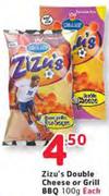 Zizu's Double Cheese Or Grill BBQ-100G Each