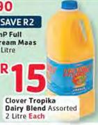 Clover Tropika Dairy Blend Assorted-2L
