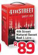 4Th Street Natural Sweet Red-5L
