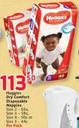 Huggies Dry Comfort Disposable Nappies-Per Pack
