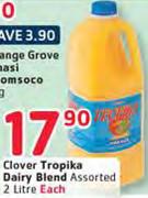 Clover Tropika Dairy Blend Assorted-2L
