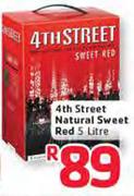 4Th Street Natural Sweet Red-5L