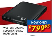 Western Digital 500GB External Hard Drive