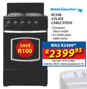 Kelvinator KC54B 4 Plate Cable Stove