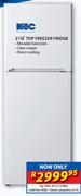 KIC 215Ltr Top Freezer Fridge