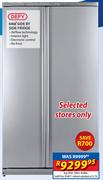 Defy 640Ltr Side By Side Fridge