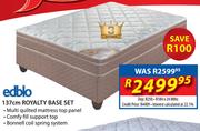 Edblo 137cm Royalty Base Set