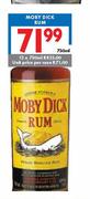 Moby Dick Rum-12x750ml