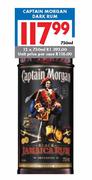 Captain Morgan Dark Rum-12x750ml