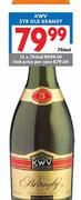 KWV 3YR Old Brandy-750ml