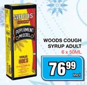 Woods Cough Syrup Adult -6 x 50ml