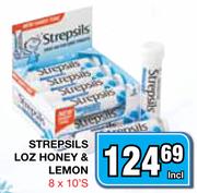 Strepsils Loz Honey & Lemon-8 x 10's