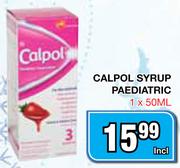 Calpol Syrup Paediatric-1 x 50ml