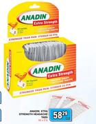 Anadin Xtra Strength Headache Tabs- 50 x 2's