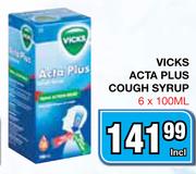 Vicks Acta Plus Cough Syrup-6 x 100ml