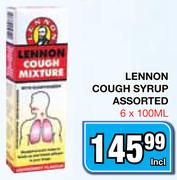 Lennon Cough Syrup Assorted-6 x 100ml