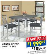  Vienna 5 Piece Dinette Set