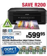 Epson SX235W Multifunction Inkjet Colour Printer