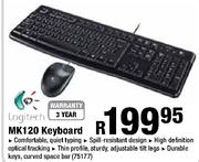 Logitech MK120 Keyboard