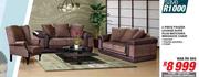 2-Piece Frazer Lounge Suite Plus Matching Wingback Chair