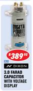 Dixon 3.0 Farad Capacitor With Voltage Display E202