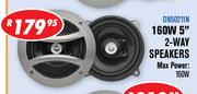 Dixon 160W 5" 2-Way Car Speakers DN50211N