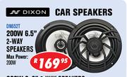 Dixon 200W 6.5" 2-Way Car Speakers DN652T