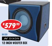 Dixon 12 Inch Woofer Box BX1201