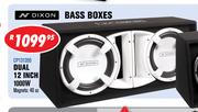 Dixon Bass Boxes Dual 12 Inch 1000W CP131205