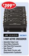 Dixon 3-Way Active Crossover DNC3WAY1