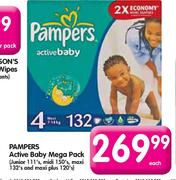Pampers Active Baby Mega Pack Each
