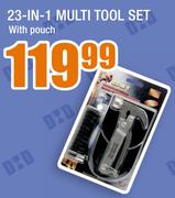 23-In-1 Multi Tool Set With Pouch