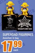 Superdad Figurines Assorted In Bag-Each