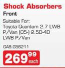 Gabriel Shock Absorbers Front GAB.G56211