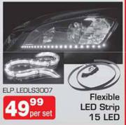Flexible LED Strip 15 LED ELP.LEDLS3007-Per Set