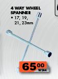 4 Way Wheel Spanner