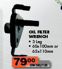 Oil Filter Wrench OW100/120