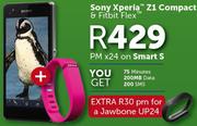 Sony Xperia Z1 Compact & Fitbit Flex-On Smart S