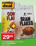 Heartland Corn Flakes-500g & Heartland Bran Flakes-500g