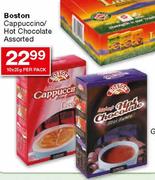 Boston Cappuccino/Hot Chocolate Assorted-10x25g Per Pack