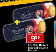 Bakers Blue Label Marie Biscuits-2x200g