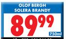 Olof Bergh Solera Brandy-750ml