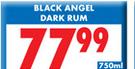 Black Angel Dark Rum-750ml