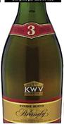 KWV 3YR Old Brandy-12x750ml
