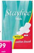 Stayfree Pads With Wings -10's