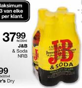 J&B & Soda NRB-4x330ml