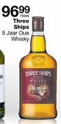 Three Ships 5 Jaar Oue Whisky-750ml